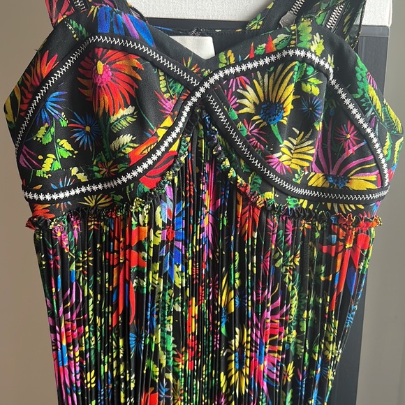 3.1 Phillip Lim floral colorful plisse dress - Picture 6 of 16